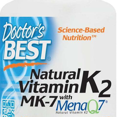 Doctor's Best Natural Vitamin K2 MK7 with MenaQ7, 45mcg - 60 vcaps