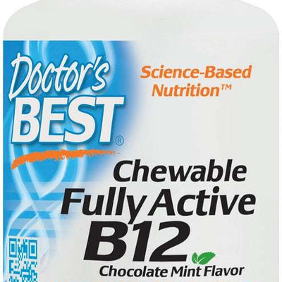 Doctor's Best Chewable Fully Active B12, 1000mcg - 60 tablets