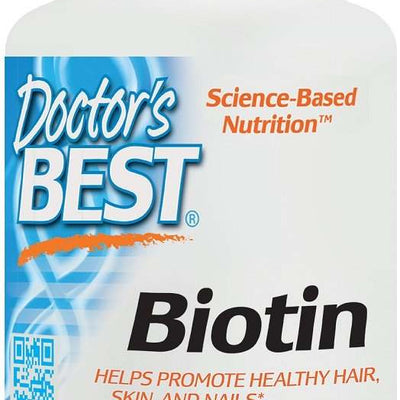 Doctor's Best Biotin, 5000mcg - 120 vcaps