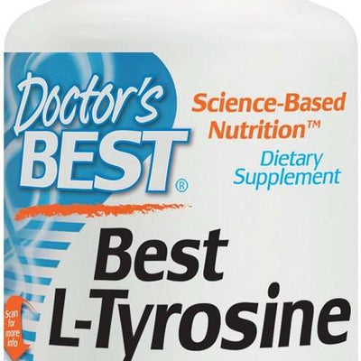 Doctor's Best L-Tyrosine, 500mg - 120 vcaps