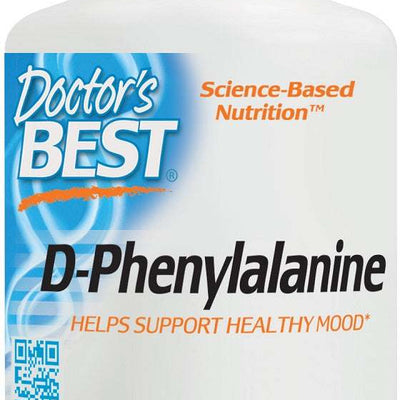 Doctor's Best D-Phenylalanine, 500mg - 60 vcaps