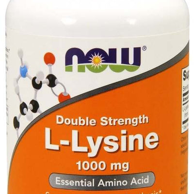 NOW Foods L-Lysine, 1000mg - 100 tablets