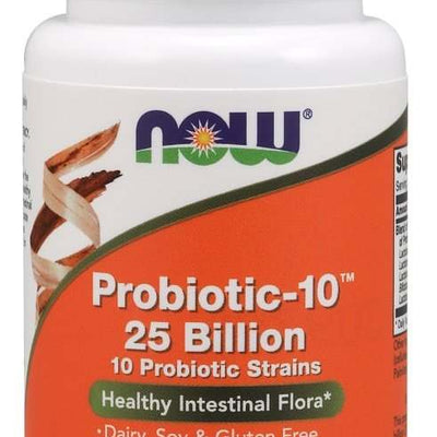 NOW Foods Probiotic-10, 25 Billion - 30 vcaps