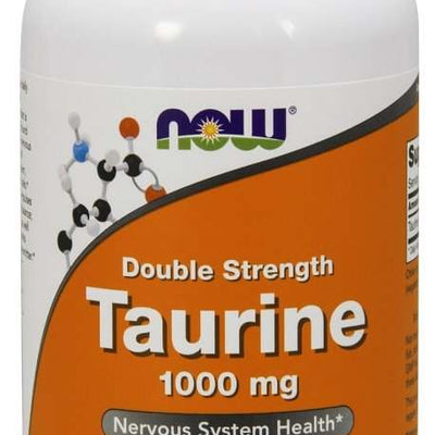 NOW Foods Taurine, 1000mg Double Strength - 250 vcaps