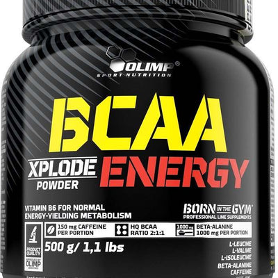 Olimp Nutrition BCAA Xplode Energy, Fruit Punch - 500 grams