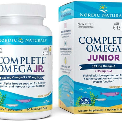 Nordic Naturals Complete Omega Junior, 283mg Lemon - 90 mini softgels
