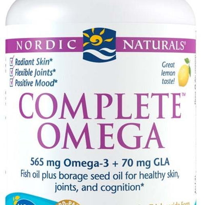 Nordic Naturals Complete Omega, 565mg Lemon - 60 softgels