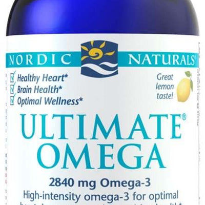 Nordic Naturals Ultimate Omega, 2840mg Lemon - 119 ml.