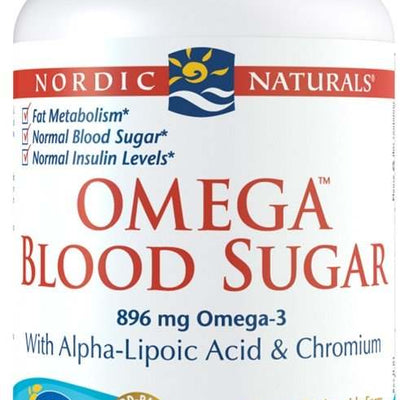 Nordic Naturals Omega Blood Sugar, 896mg - 60 softgels