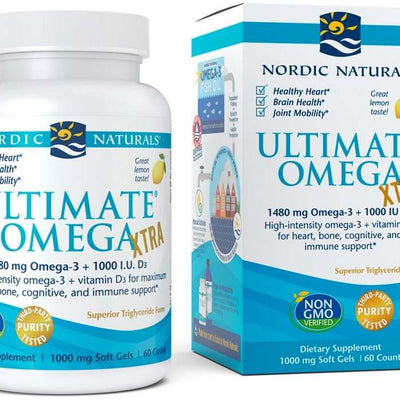 Nordic Naturals Ultimate Omega Xtra, 1480mg Lemon - 60 softgels
