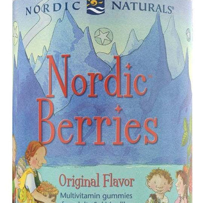 Nordic Naturals Nordic Berries Multivitamin, Original Flavor - 200 gummy berries