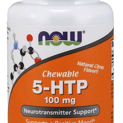 NOW Foods 5-HTP, 100mg (Chewable) - 90 chewables