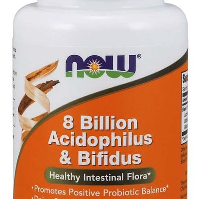 NOW Foods 8 Billion Acidophilus & Bifidus - 60 vcaps