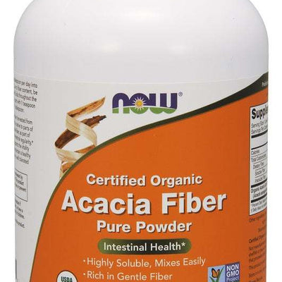 NOW Foods Acacia Fiber Organic Powder - 340 grams