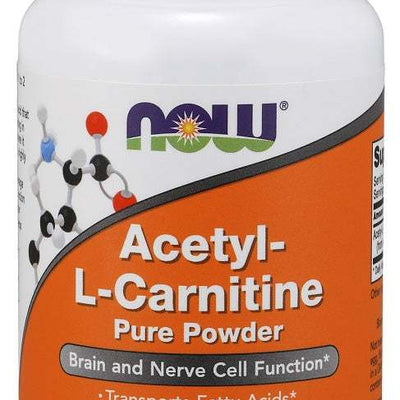 NOW Foods Acetyl-L-Carnitine, Pure Powder - 85 grams
