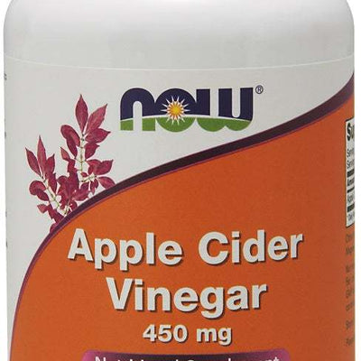 NOW Foods Apple Cider Vinegar, 450mg - 180 vcaps