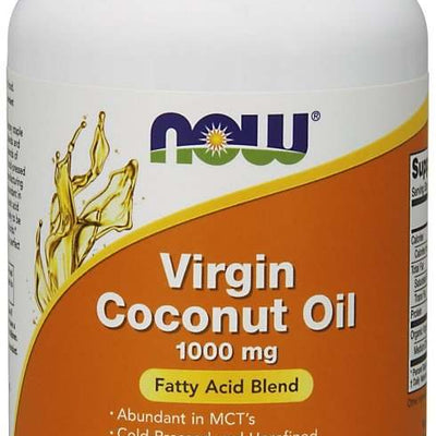 NOW Foods Virgin Coconut Oil, 1000mg - 120 softgels
