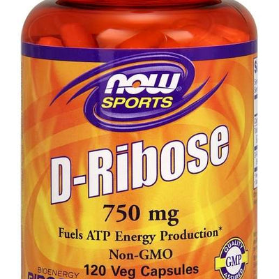 NOW Foods D-Ribose, 750mg - 120 vcaps