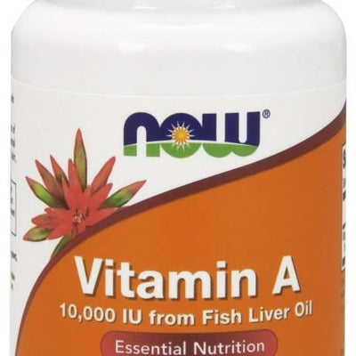 NOW Foods Vitamin A, 10 000 IU - 100 softgels