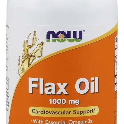 NOW Foods Flax Oil, 1000mg - 250 softgels