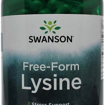Swanson Lysine, 500mg Free-Form - 300 caps