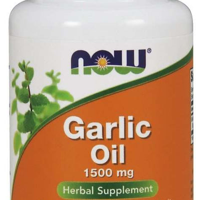 NOW Foods Garlic Oil, 1500mg - 100 softgels