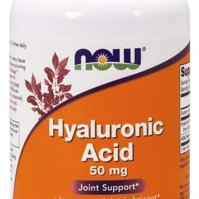 NOW Foods Hyaluronic Acid with MSM, 50mg - 120 vcaps