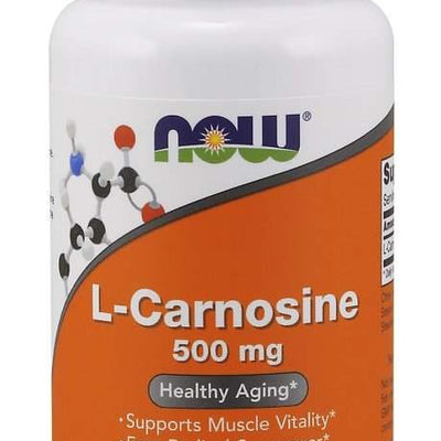 NOW Foods L-Carnosine, 500mg - 50 vcaps