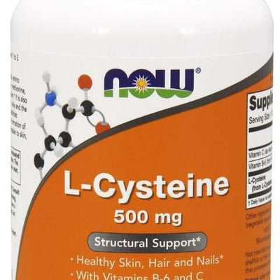 NOW Foods L-Cysteine, 500mg - 100 tablets