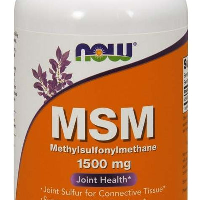 NOW Foods MSM Methylsulphonylmethane, 1500mg - 200 tablets