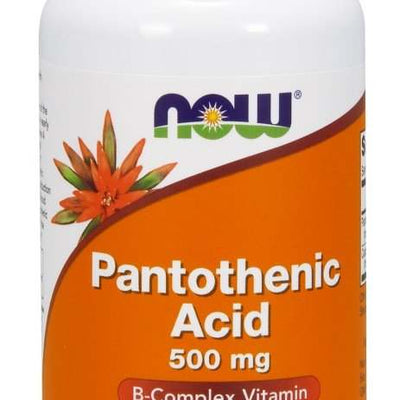 NOW Foods Pantothenic Acid, 500mg - 100 caps