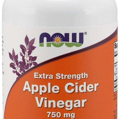 NOW Foods Apple Cider Vinegar, 750mg Extra Strength - 180 tablets