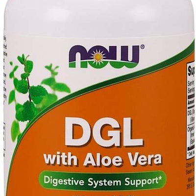 NOW Foods DGL with Aloe Vera - 100 vcaps