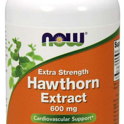 NOW Foods Hawthorn Extract, 600mg Extra Strength - 90 vcaps