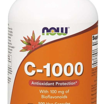 NOW Foods Vitamin C-1000 with 100mg Bioflavonoids - 500 vcaps