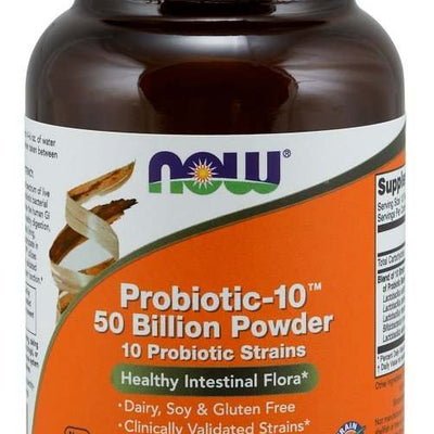 NOW Foods Probiotic-10, 50 Billion Powder - 57 grams
