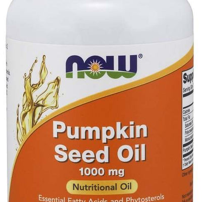 NOW Foods Pumpkin Seed Oil, 1000mg - 100 softgels