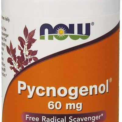 NOW Foods Pycnogenol with Acerola & Rutin Powder, 60mg - 50 vcaps