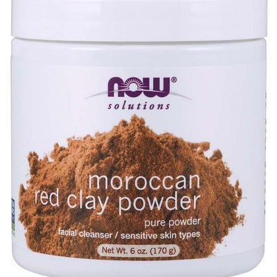 NOW Foods Red Clay Powder Moroccan - 170 grams