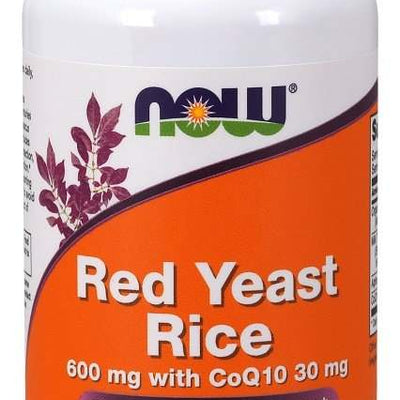 NOW Foods Red Yeast Rice with CoQ10, 600mg - 60 vcaps
