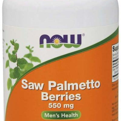 NOW Foods Saw Palmetto Berries, 550mg - 250 vcaps