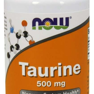 NOW Foods Taurine, 500mg - 100 caps