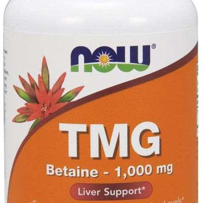 NOW Foods TMG (Trimethylglycine), 1000mg - 100 tablets