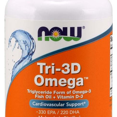 NOW Foods Tri-3D Omega - 90 softgels