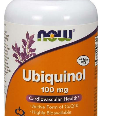 NOW Foods Ubiquinol, 100mg - 120 softgels