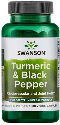 Swanson Turmeric & Black Pepper - 60 vcaps