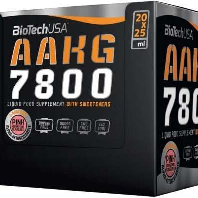 BioTechUSA AAKG 7800, Pink Grapefruit - 20 x 25 ml.