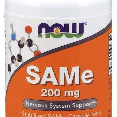 NOW Foods SAMe, 200mg - 60 vcaps