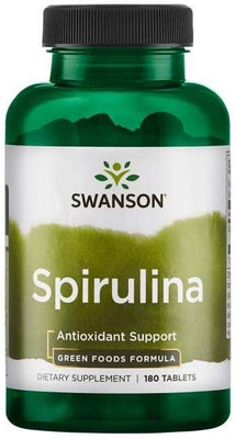 Swanson Spirulina, 500mg - 180 tablets