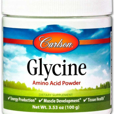 Carlson Labs Glycine, Amino Acid Powder - 100 grams